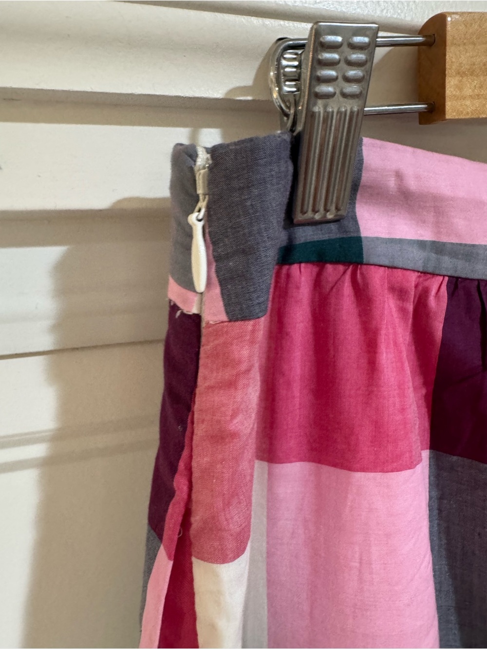 Boden Tiered Check Maxi Skirt - Picture 8 of 8